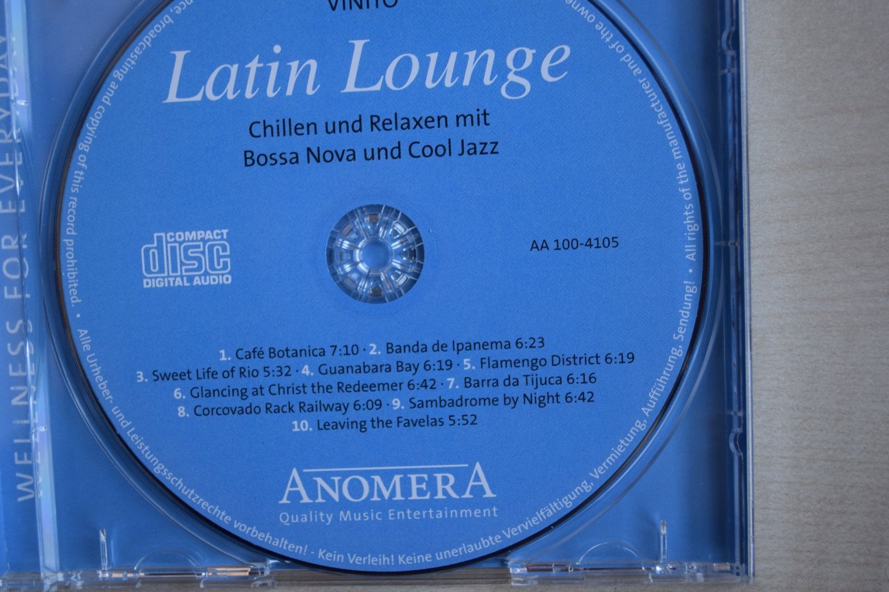 CD: VINITO: Latin Lounge (431) – Usato da Reutigen venduto da DONDON55 3