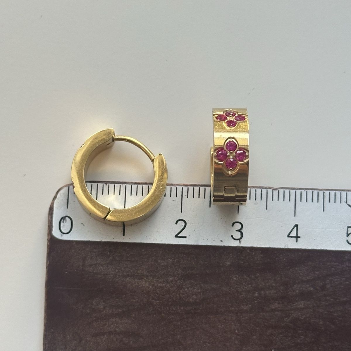Orecchini pendenti & Orecchini a lobo: 18KGP Massive Goldene Kreolen – Nuovo (secondo la descrizione) da Givisiez venduto da dor_xb9k 3