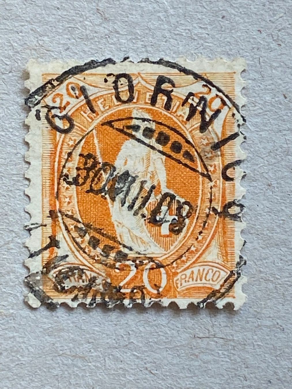 Tutti i francobolli: 94A, Giornico – Usato da Aarau venduto da hilde47