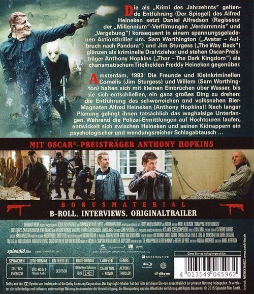 Tutti i DVDs: Kidnapping Freddy Heineken (Blu-Ray) – Nuovo (secondo la descrizione) da Volketswil venduto da Fraese1 1