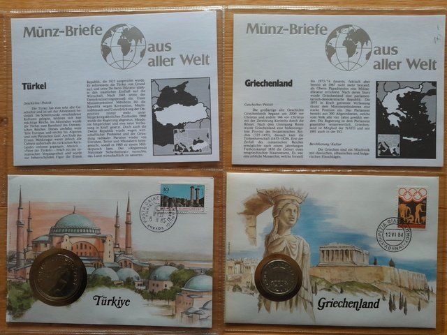 Toutes les monnaies: 4 Münzbriefe – D'occasion à St.Gallen par Stocken64 1