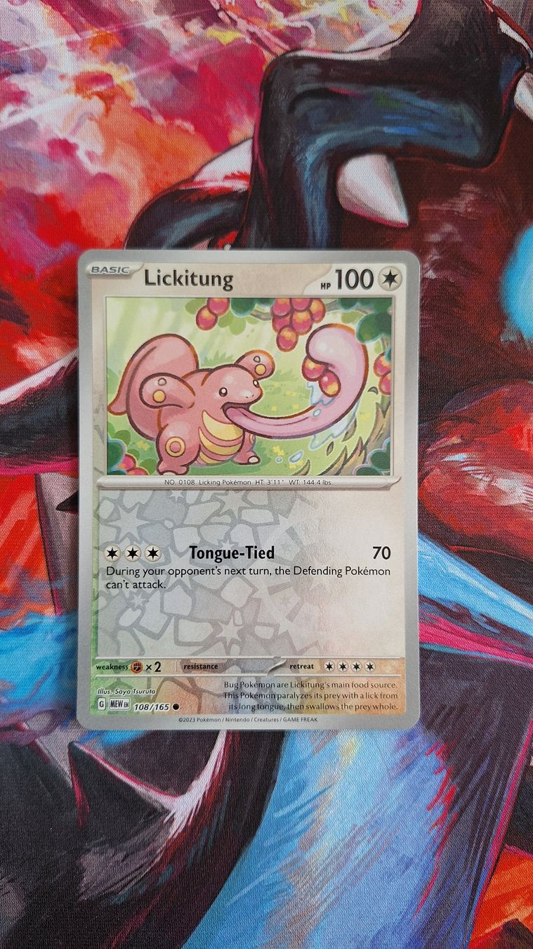 Pokémon Carte collezionabili: Lickitung Schlurp - Reverse Holo - Pokemon Mew 151 – Usato da Altstätten SG venduto da GGsGameshop