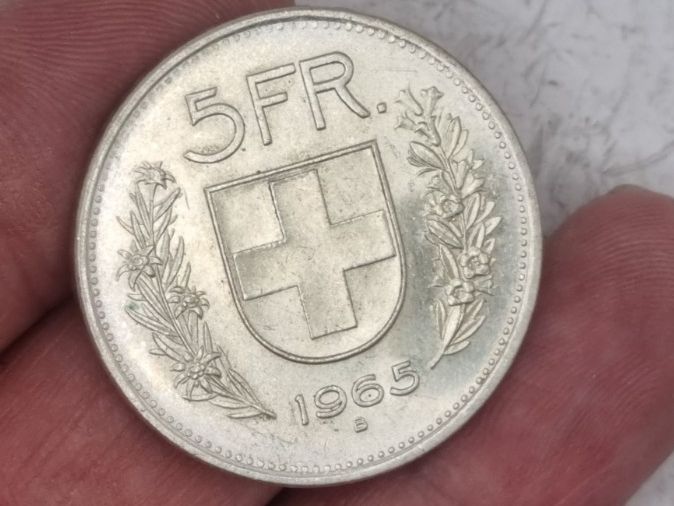 Alle Münzen: 5 FR 1965 unzirkuliert – Neu (gemäss Beschreibung) aus Bure von chap981