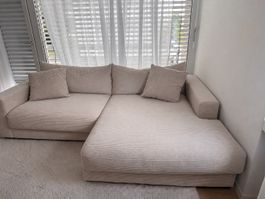 Ecksofa Pedro Beige Cord Beige ( Mömax)