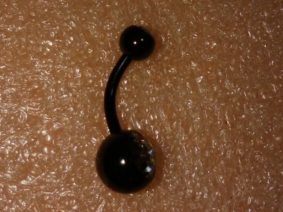 Piercingschmuck: bauchnabel piercing,,schwarz,,mit zerkonia – Neu (gemäss Beschreibung) aus Basel von bijoutrie_4 1