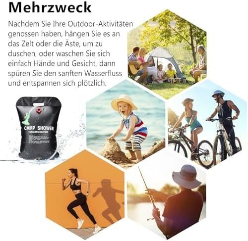 Docce: 20L Campingdusche Mobile Camping Dusche Solardusche Outdoor – Nuovo e nell'imballaggio originale da Hundwil venduto da Stallone6 6