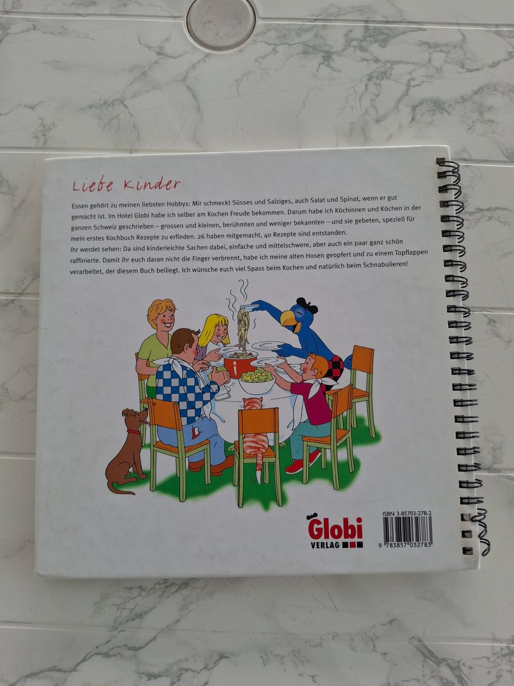 Bücher: Globi Kochbuch für Kinder – Gebraucht aus Horriwil von TOKYONIGHTS 1