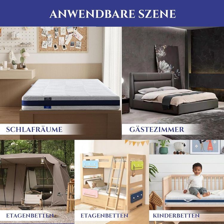 Materassi: Matratze 140x200cm Orthopädische 7-Zonen Kaltschaummatratze – Nuovo e nell'imballaggio originale da Herisau venduto da Glimmerconer 7