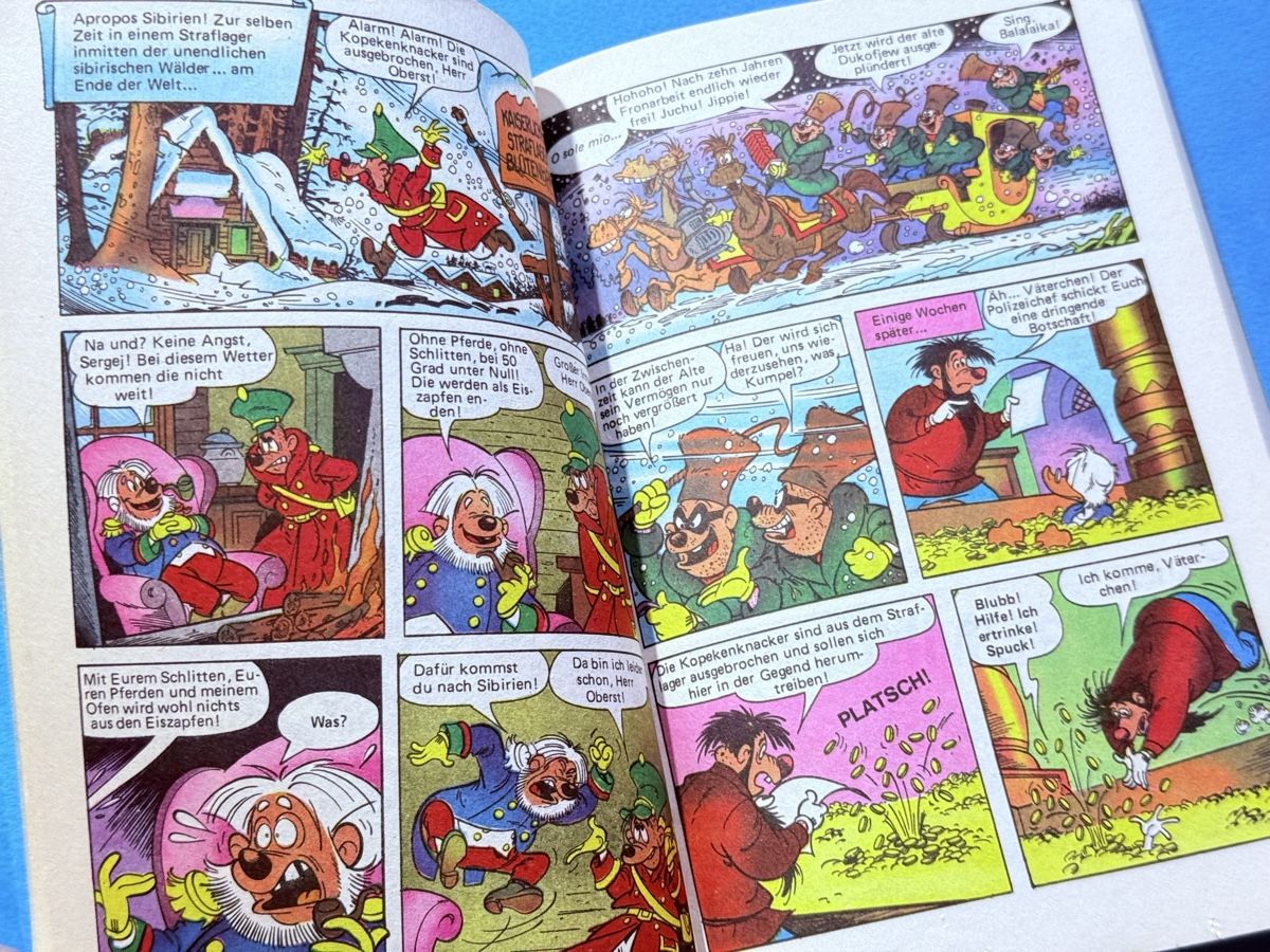 Fumetti: 2 LTB Nr. 122 & 123 Querfeldein/Onkel Dagobert – Usato da Zuerich venduto da SonderArt-Wertgut 2