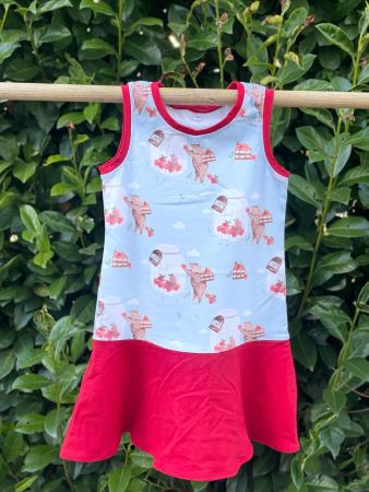 Sommer- Mädchenkleid Gr. 116