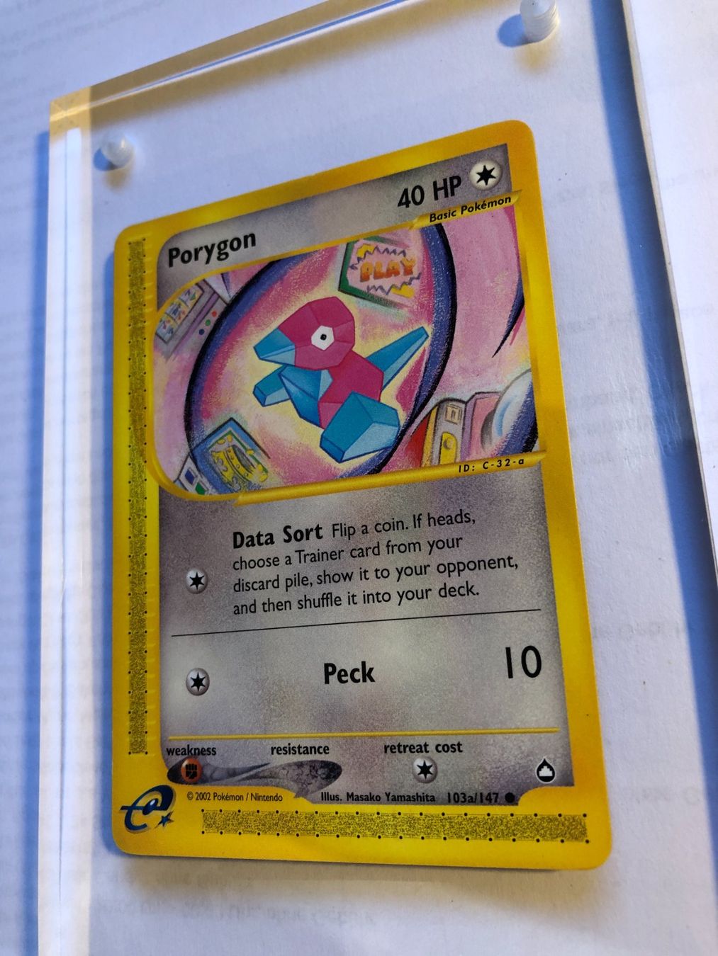 Cartes à collectionner: Porygon Aquapolis - LP - ab 1.- – D'occasion à Giubiasco par dan_pr8b 2