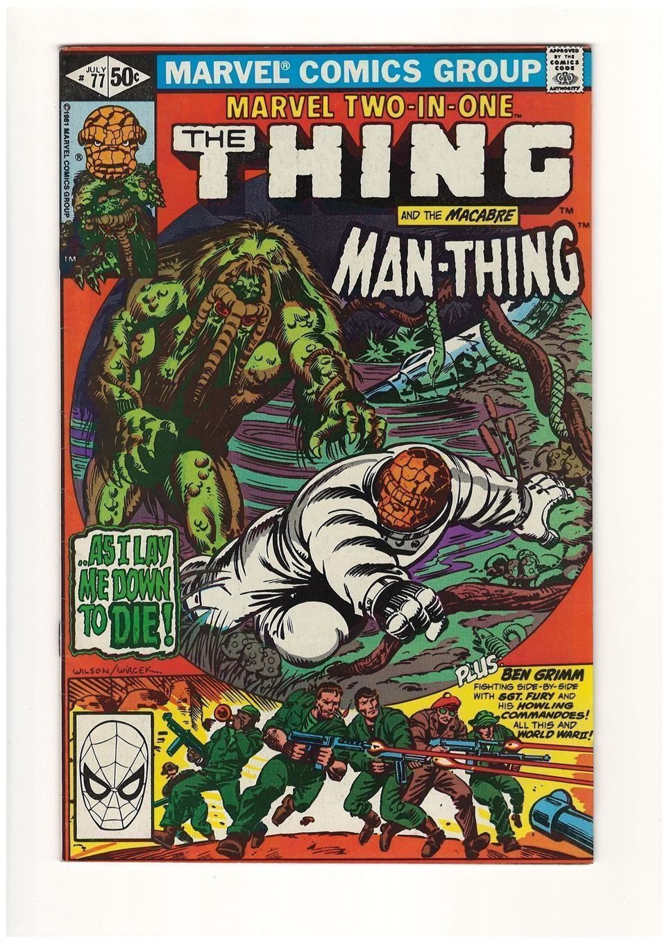 Comics: THE THING (FANTASTIC FOUR) No. 77 1981 – Gebraucht aus Basel von verano1000