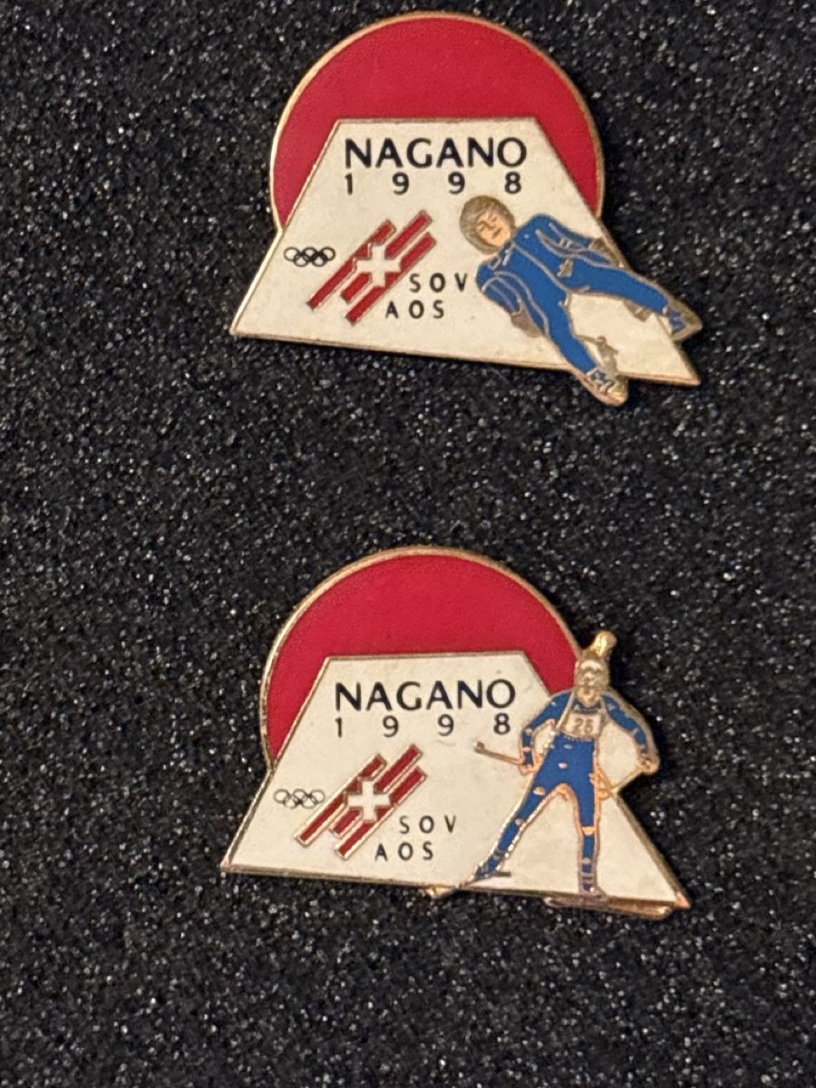 Placchette & Badge: Nagano 1998 Olympia Pins, Selten – Usato da Matzingen venduto da Old-Shop 4