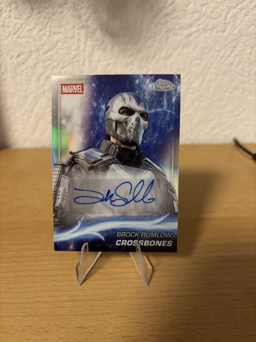 Topps Cartes à collectionner: Carte Marvel Topps Chrome Frank Grillo Rumlow – Neuf (Voir description) à la chaux-de-fonds par swann88