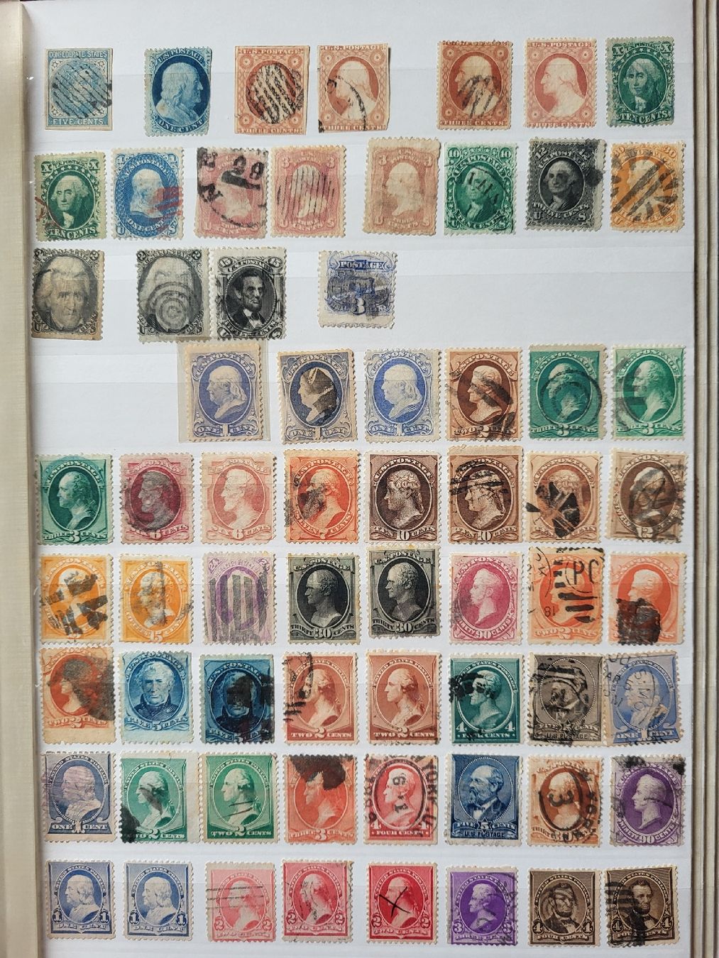 Tous les timbres: SPANNENDES USA - ALTLOT – D'occasion à stäfa par brandy66