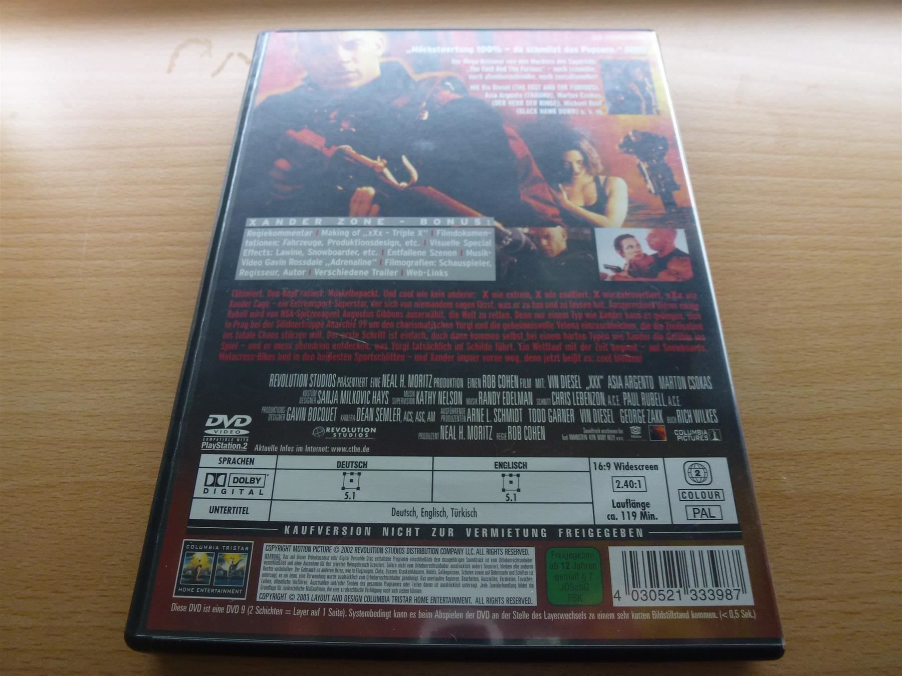 Tutti i DVDs: XXX - Trible X – Usato da Hombrechtikon venduto da Maloev17 1