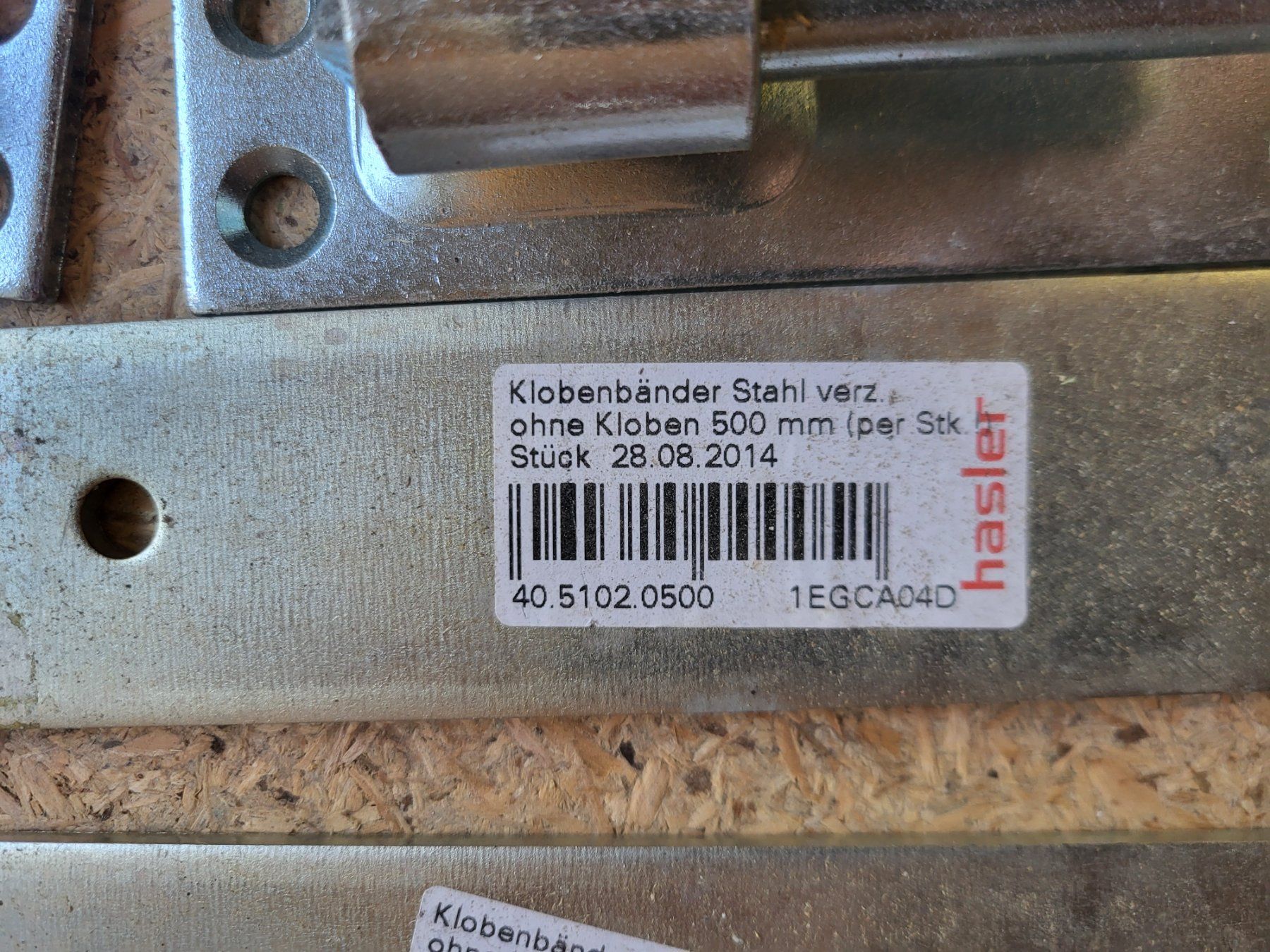 Quincaillerie: Klobenbänder mit Aufschraubkloben – D'occasion à Lustdorf par Fabi052 2