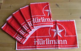 🔴 Brauerei HÜRLIMANN Bier 6 x BARTUCH Trikora Frottee 🔴