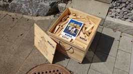 KAPLA Bauklötze 1000er  im Holzkasten guter Zustand