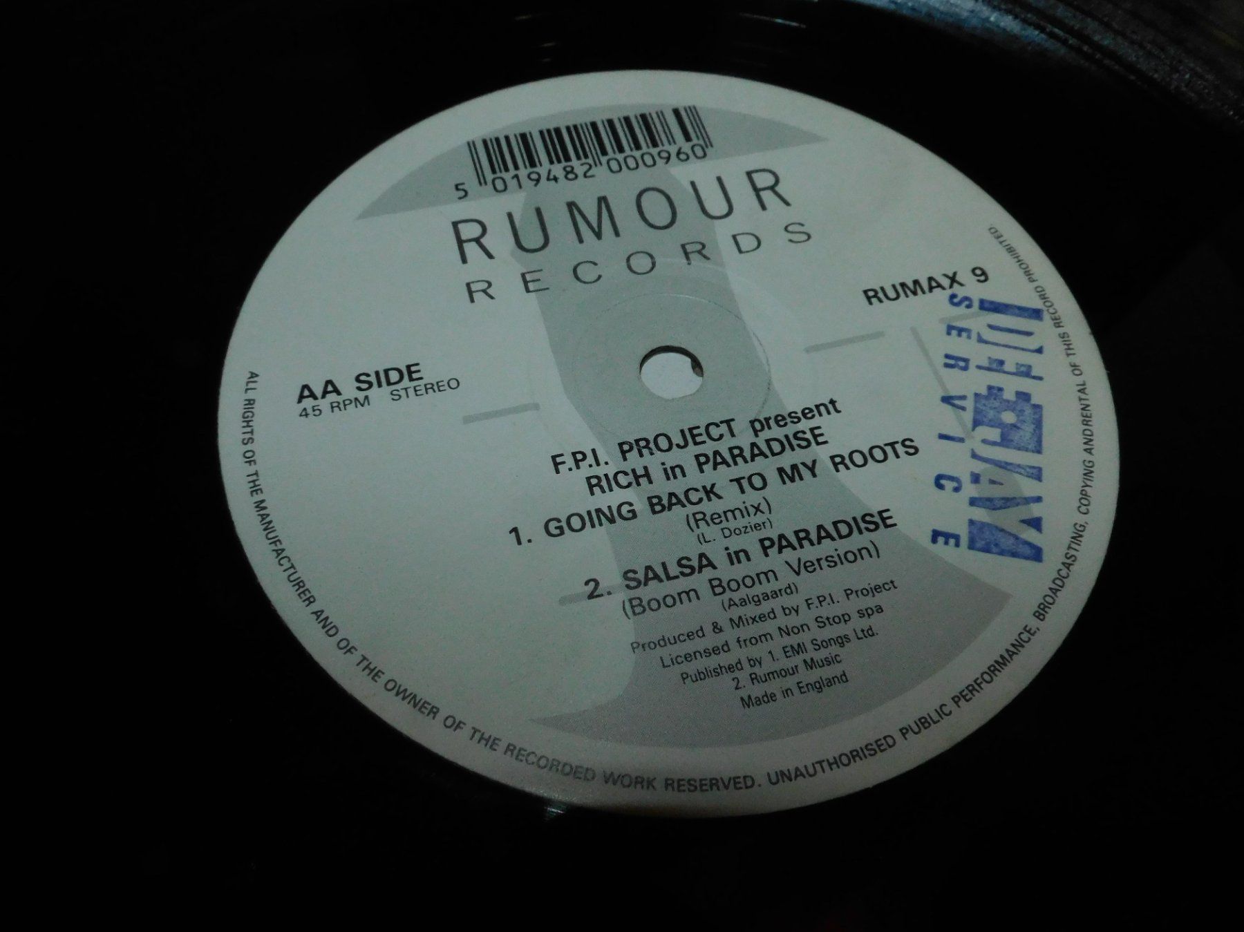 Vinyles: LP Schallplatte - F.P.I.PROJECT -  - Remix House Techno – D'occasion à Sursee par 76 1