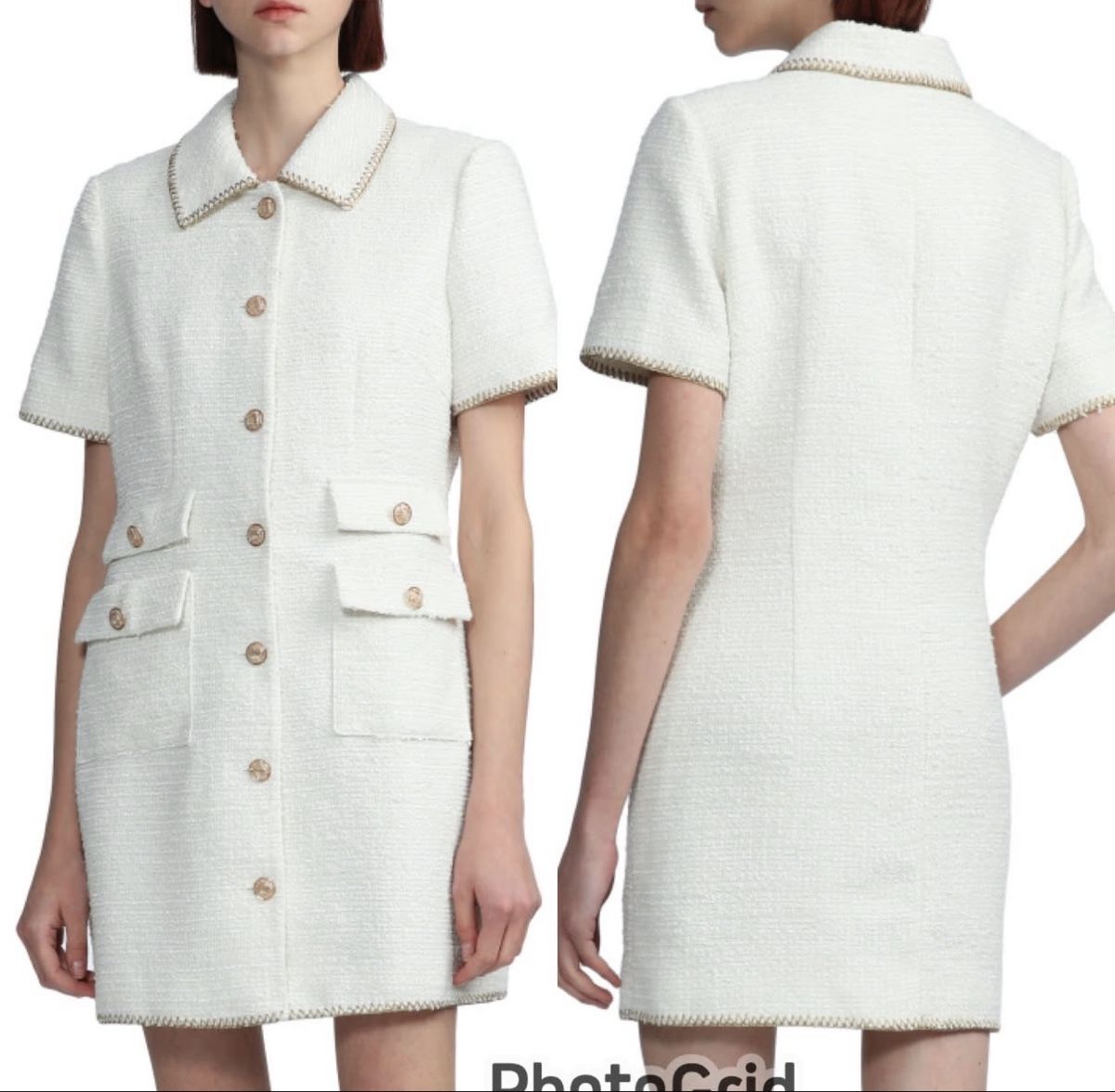 Vestiti: B+AB White Tweed Dress – Nuovo (secondo la descrizione) da St.Josefen venduto da lop_lh8d 1