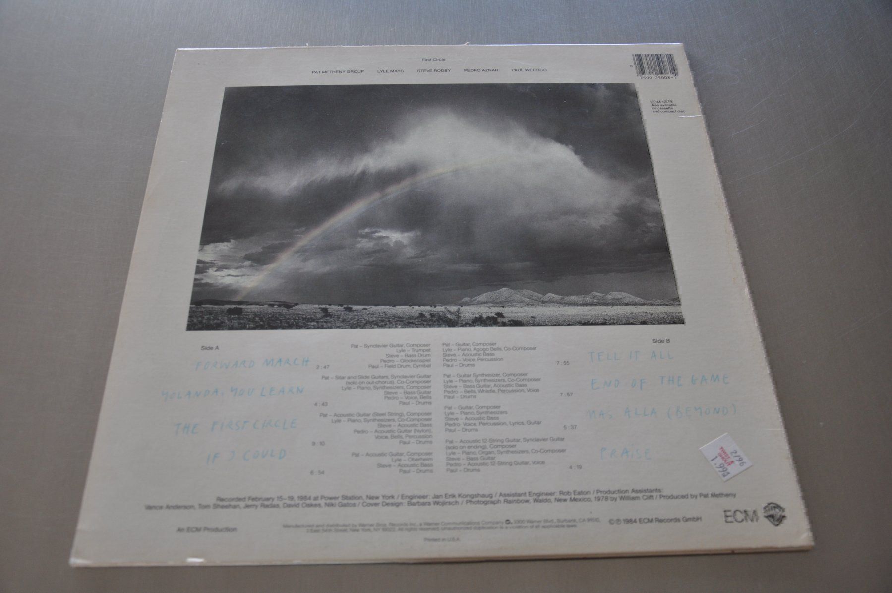 Dischi in vinile: ECM 1278 - PAT METHENY GROUP - FIRST ... – Usato da Sion venduto da jaipur1401 1