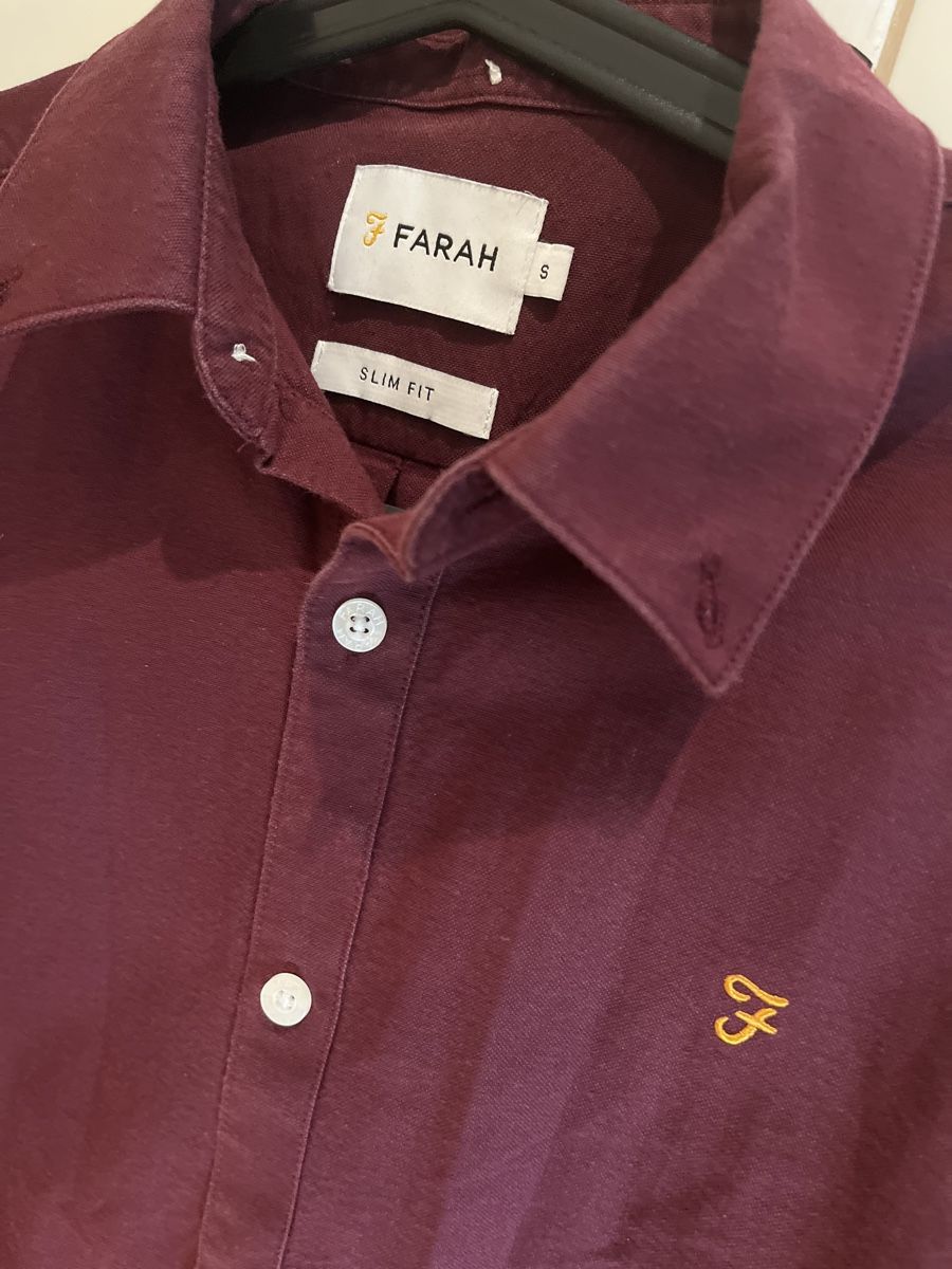 Camicie: Herrenhemd Farah Slim Fit Grösse S – Usato da Diepoldsau venduto da Sonne14 2