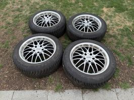Dotz Alufelgen mit Continental Winterreifen 215/55 R17