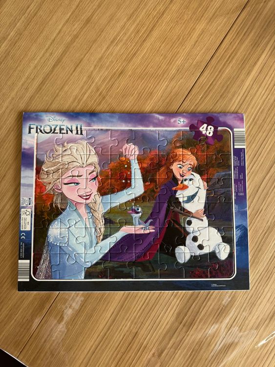 2 Frozen Puzzles, Elsa, Anna &amp; Olaf Puzzle, Eiskönigin | Kaufen auf Ricardo