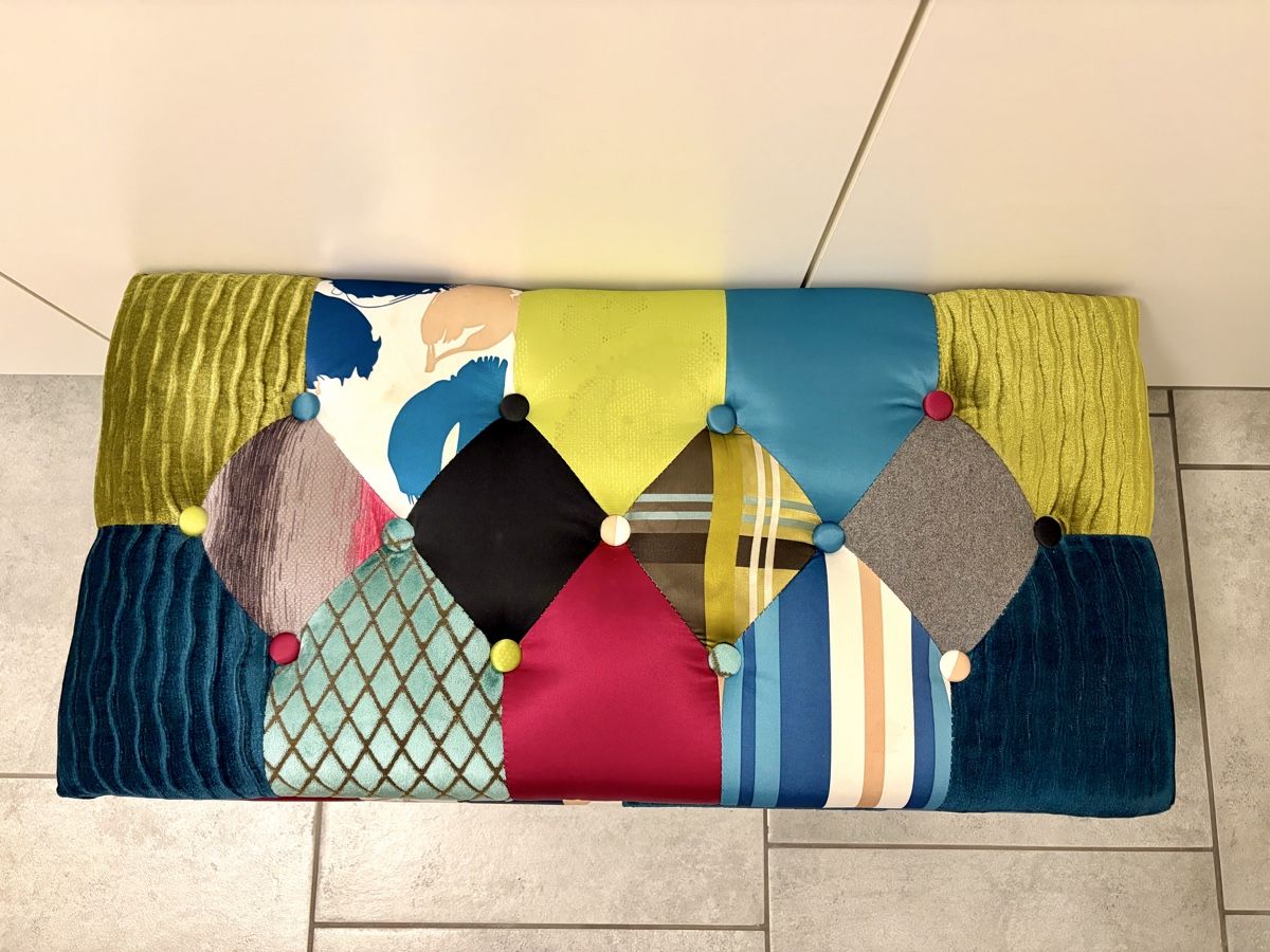Panchine: Sitzbank Patchwork Design mit Stauraum – Usato da Regensdorf venduto da puma_16 4