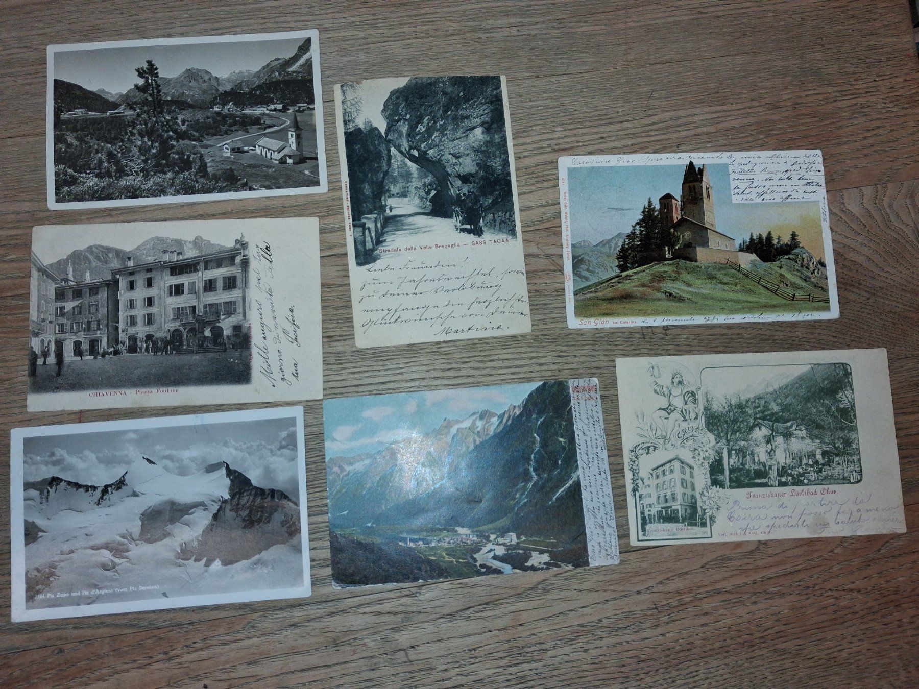 Cartoline postali: 6 alte Ansichtskarten Graubünden Schweiz  dachbodenfund – Usato da Welschenrohr venduto da Regool 1
