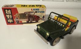 Blechspielzeugauto Land Rover Jeep MF-722 mit Box