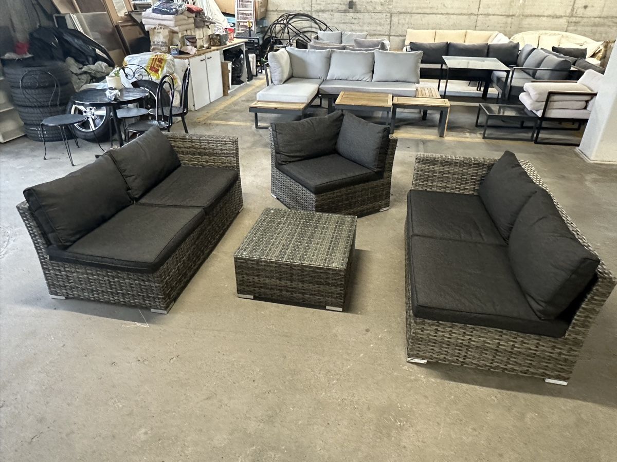 Divani: Gartenlounge Rattan 4-tlg Gartenmöbel – Usato da Steinach venduto da EvAy_Trade_2023 4
