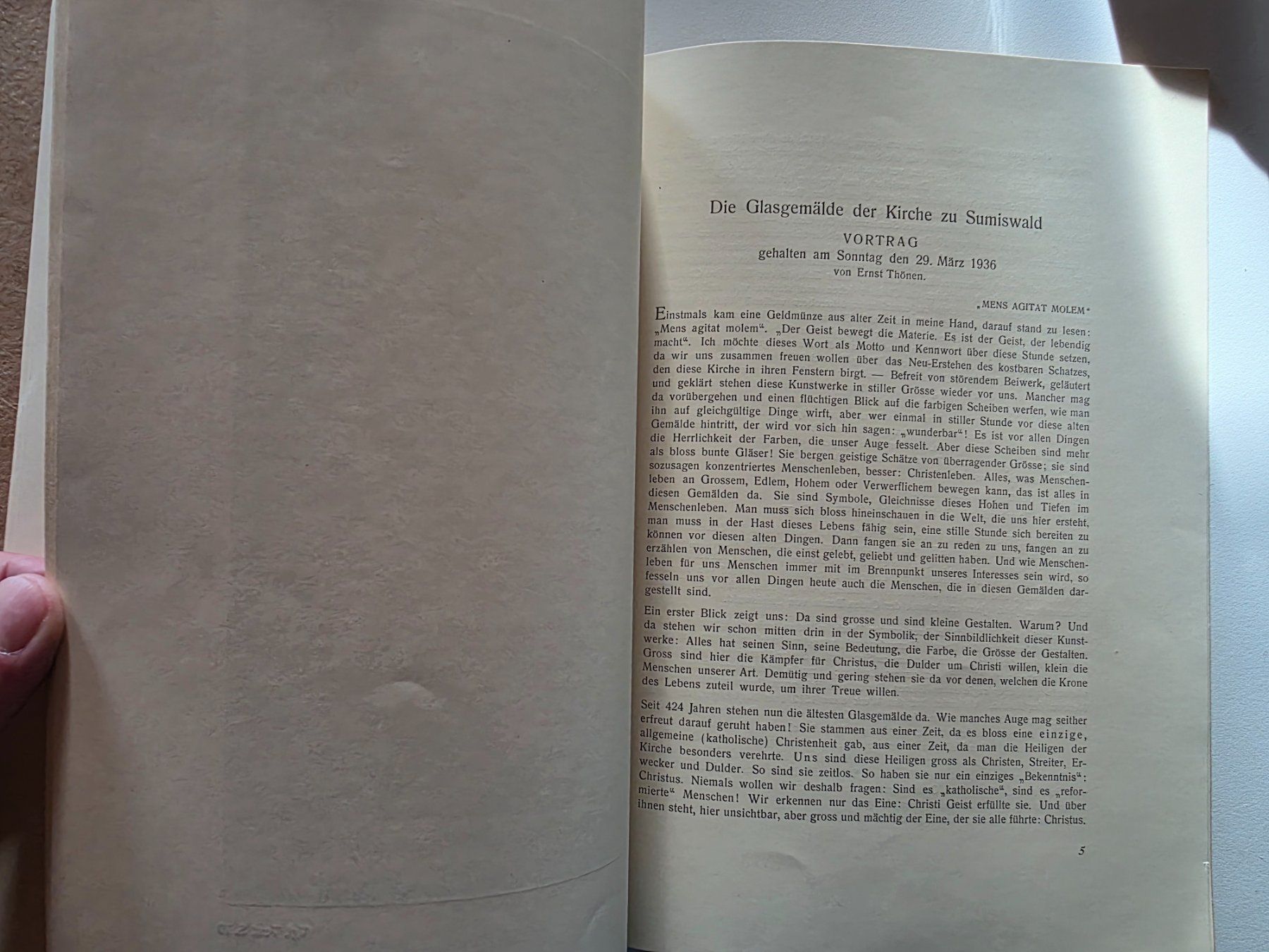 Bücher: Die Glas Gemälde der Kirche zu Sumiswald - 1937 – Gebraucht aus Walterswil BE von Lonitti 3