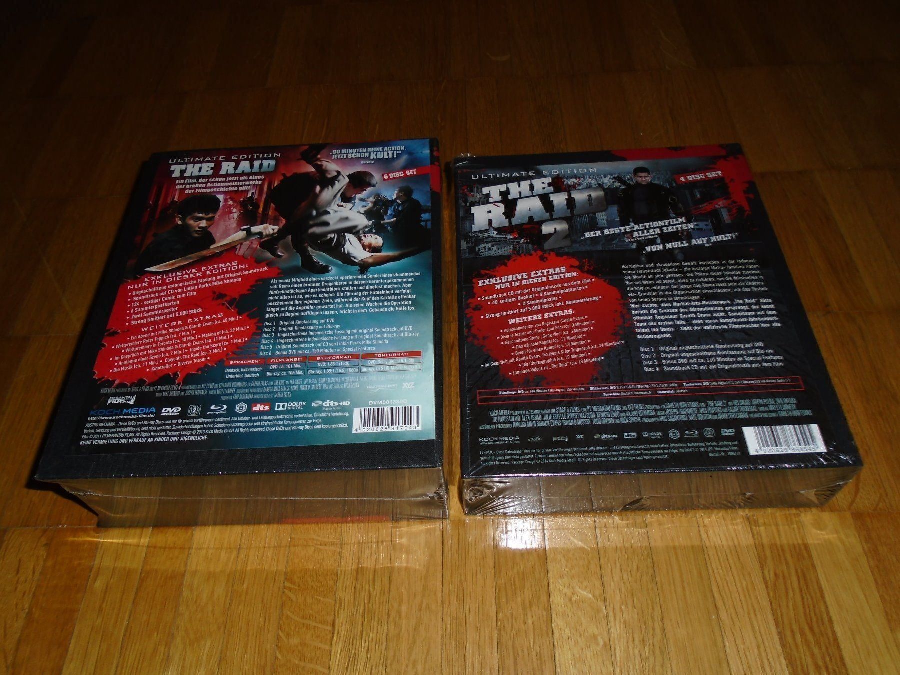 Alle DVDs: The Raid & The Raid 2 - Ultimate Edition - 10 DISC - UNCUT – Neu und originalverpackt aus Basel von havsok 1