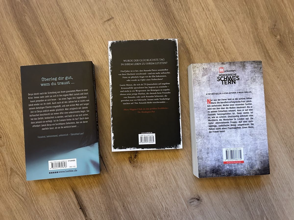 Bücher: 6 Romane – Gebraucht aus Meiringen von cor_lz6y 2