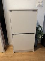 IKEA Bissa Schuhschrank 2 Fächer weiss 49x28x93 cm