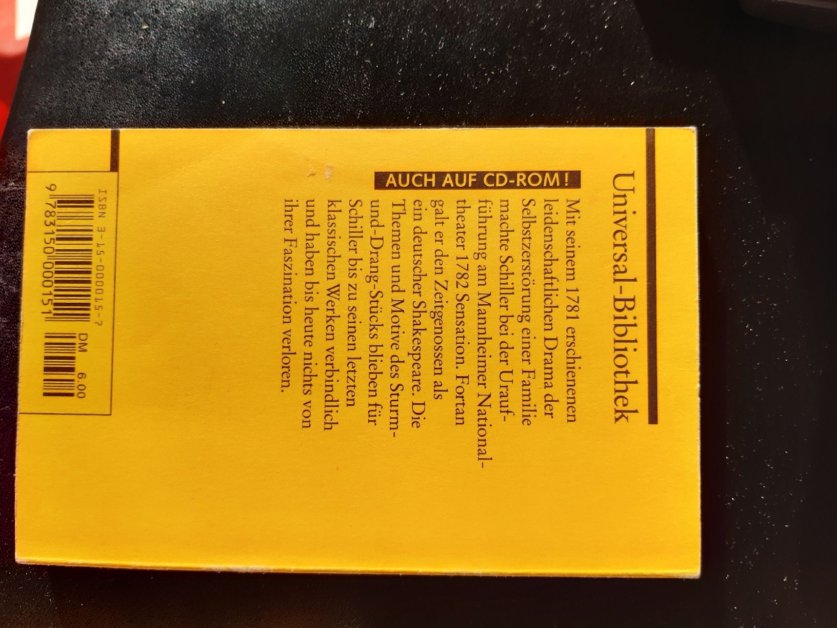 Libri: roman die räuber – Usato da Nebikon venduto da Haidihooo 1
