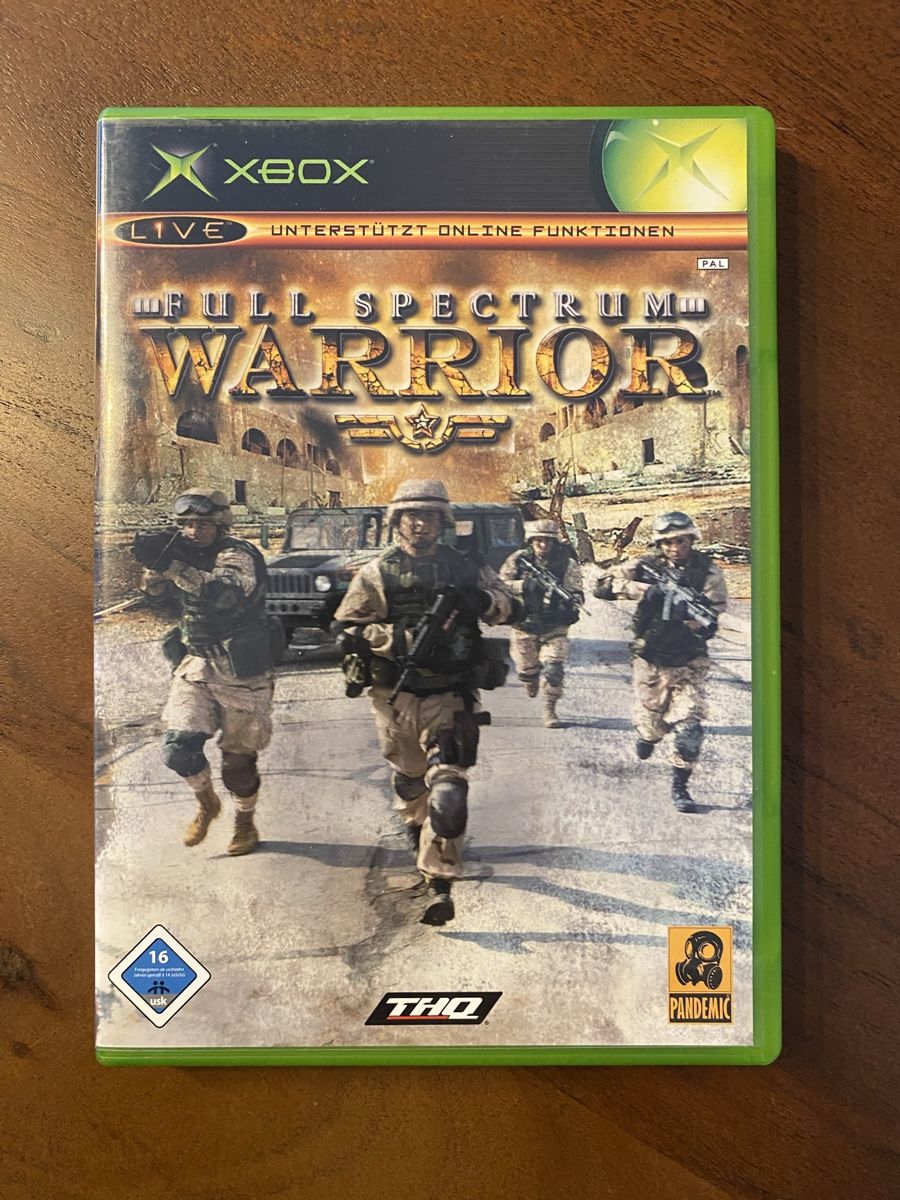 Microsoft Giochi: Full Spectrum Warrior für Xbox – Usato da Thunstetten venduto da Virus_33