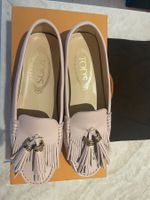 TOD'S Loafer Mokassins Leder rosa Gr. 34