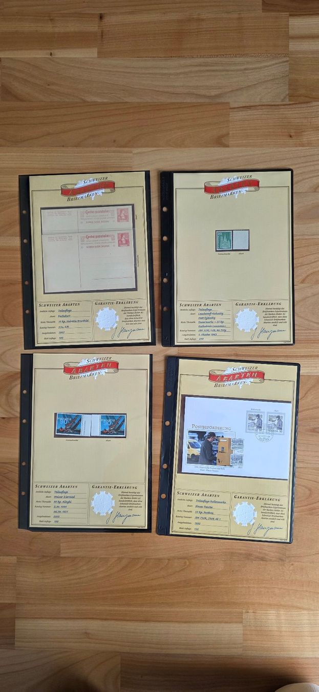 Alle Briefmarken: Schweizer Briefmarken Abarten – Neu und originalverpackt aus Wettswil von Schnuebe 9