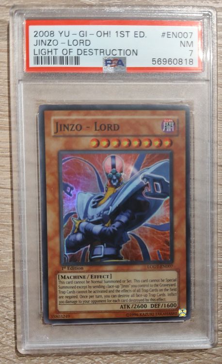 YU - GI - OH 2008 JINZO-LORD 1 ST ED. PSA 7 | Kaufen auf Ricardo