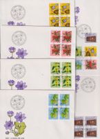 PJ-FDC-Serie 1975. Mit 4-er-Block's.
