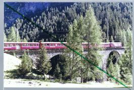 Preda - Bergün. RhB. Schnellzug. Foto!