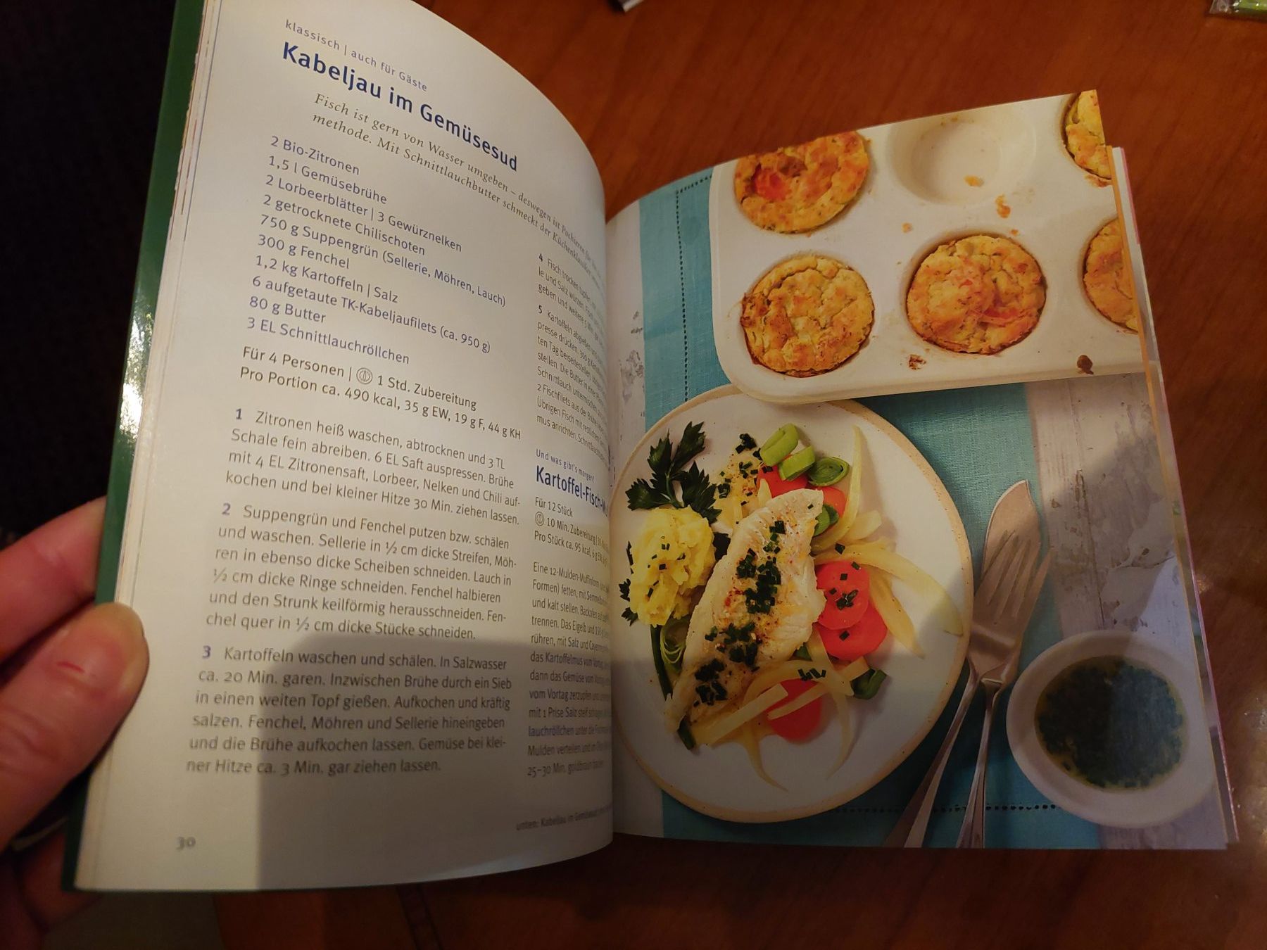 Libri: Kochbuch 1 x Kochen - 2 x Essen – Usato da Wynau venduto da Meysi 1