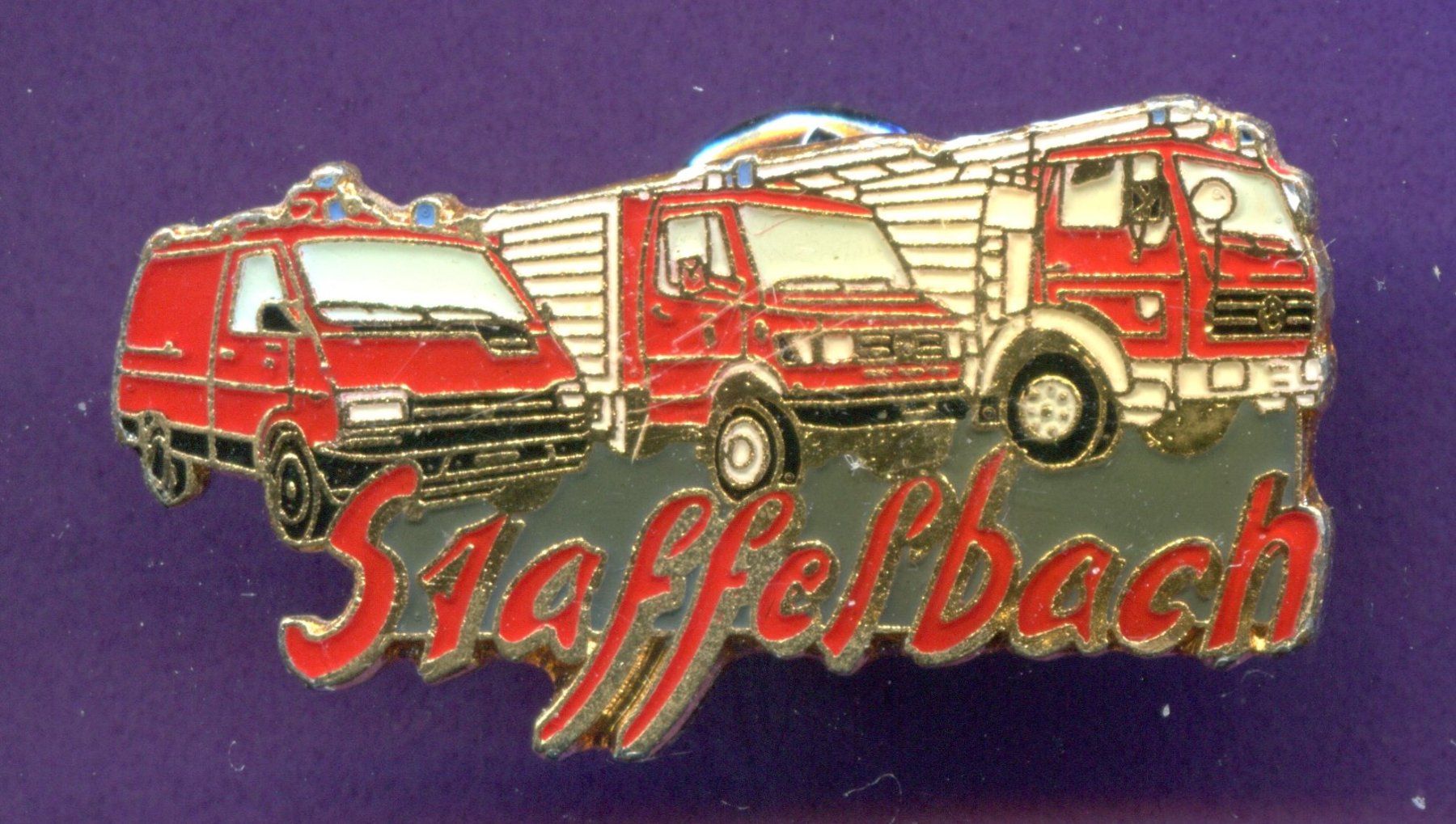 Placchette & Badge: Feuerwehrautos  STAFFELBACH – Usato da Winterthur venduto da Sammleroase