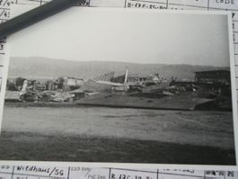 Dübendorf Flugplatz 1945 Abbruch kaputter B-17 & B-24 Bomber