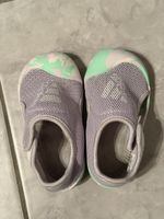 Kinderschuhe Adidas lila grün Grösse 22 guter Zustand