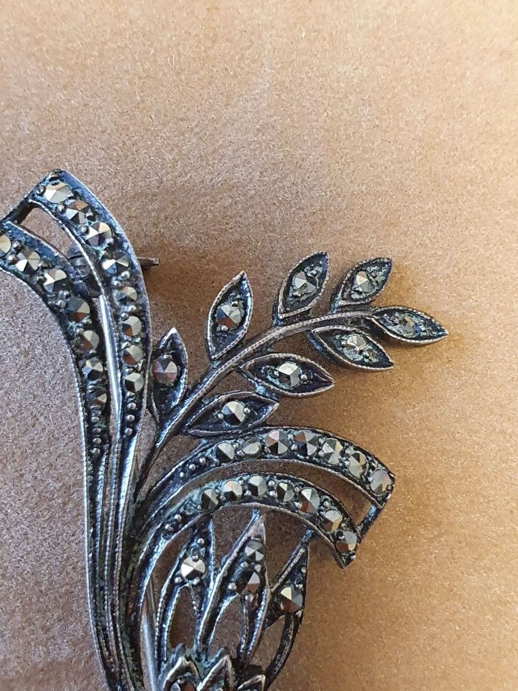 Spille & Fermagli: Tolle, antike Designer Markasiten Silber – Usato da Wohlen AG venduto da palmsprings 2