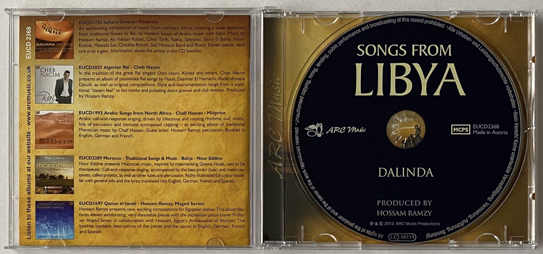 CD: Dalinda, Songs From Libya – Nuovo (secondo la descrizione) da Flums venduto da Asquillo 2